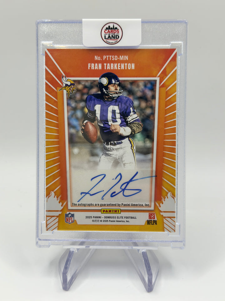 2025 Elite JJ McCarthy Fran Tarkenton Dual Auto  /25