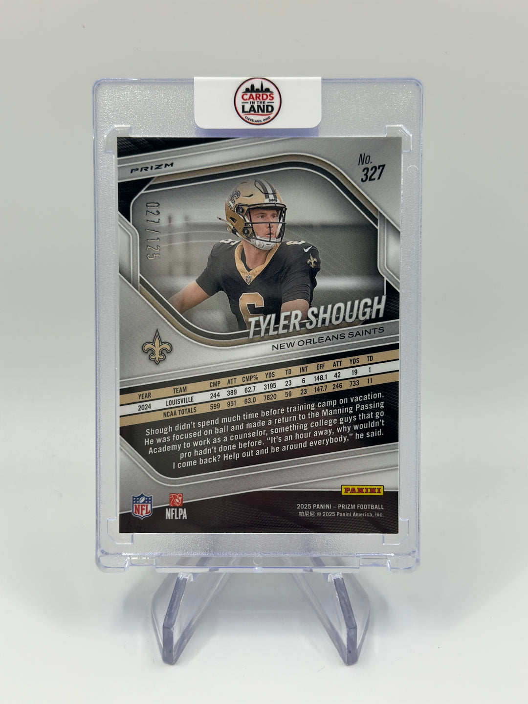 2025 Prizm Tyler Shough Purple /125