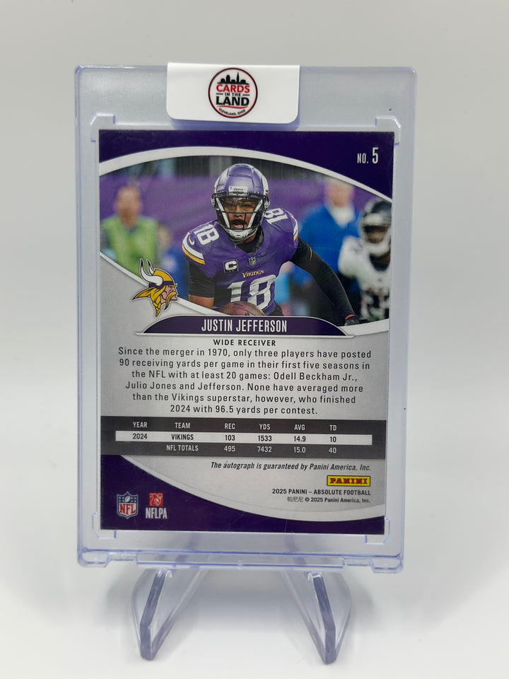 2025 Absolute Justin Jefferson Auto #5