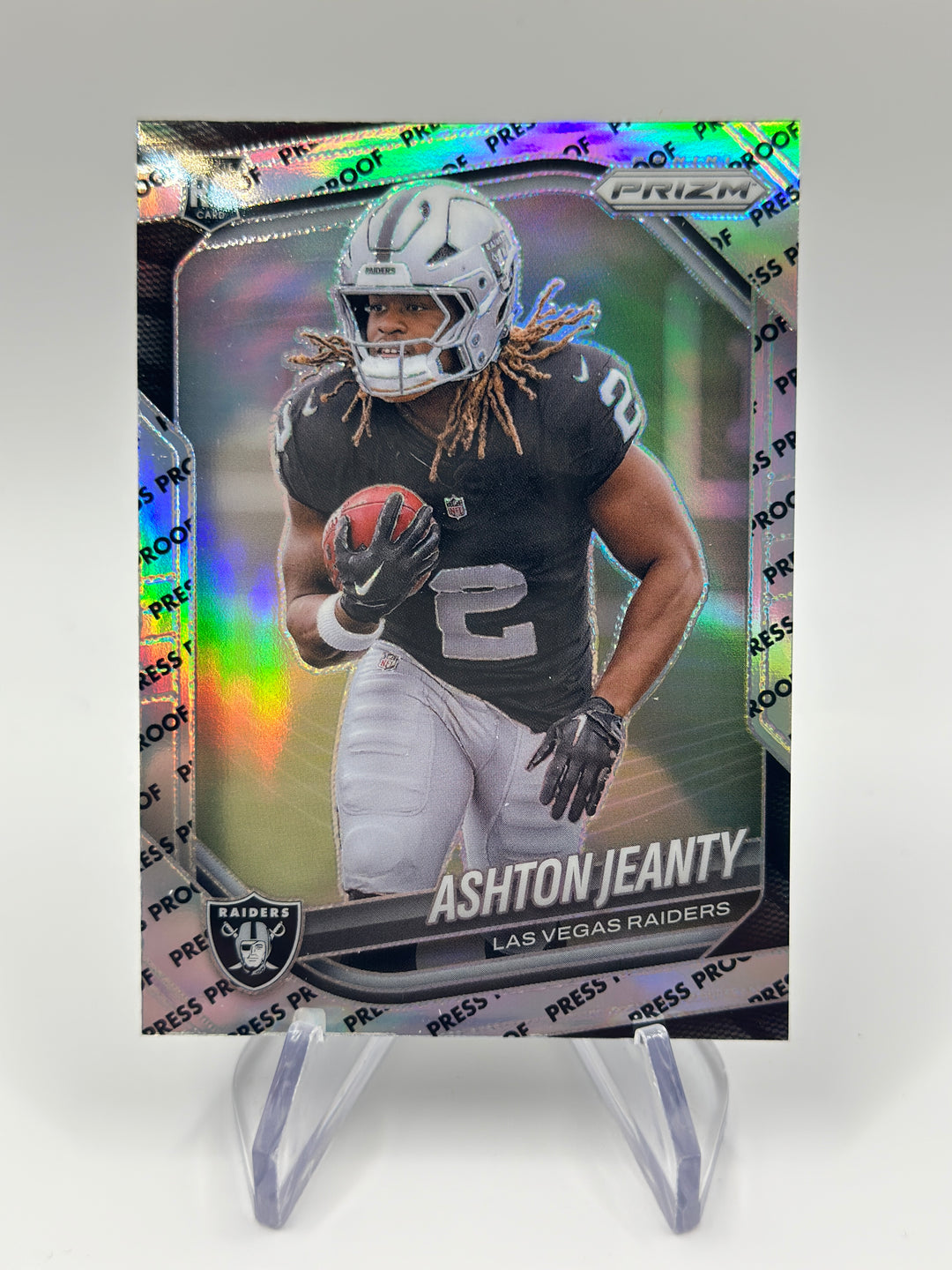 2025 Prizm Ashton Jeanty Press Proof #315
