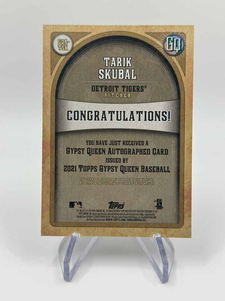 2021 GQ Tarik Skubal Auto RC #GQA