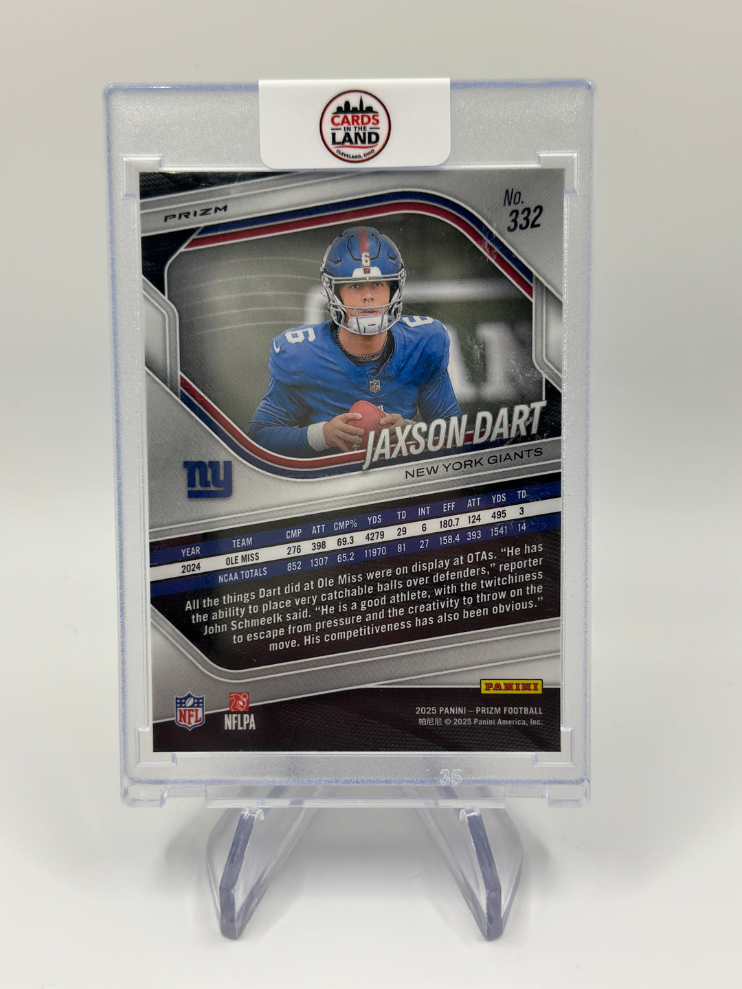 2025 Prizm Jaxson Dart Silver #332