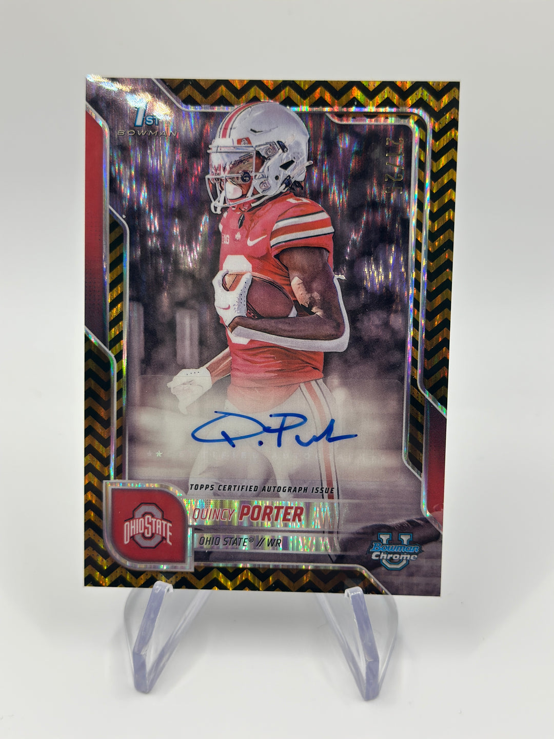 2025 Bowman Chrome U Quincy Porter Auto /25