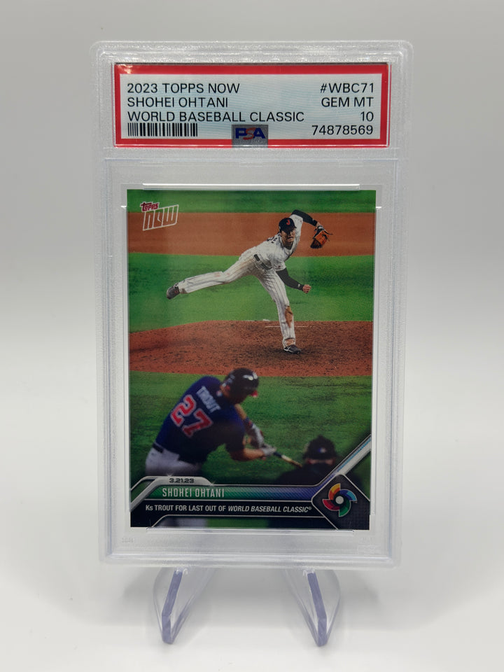 2023 Topps Now Shohei Ohtani WBC #WBC71 PSA 10