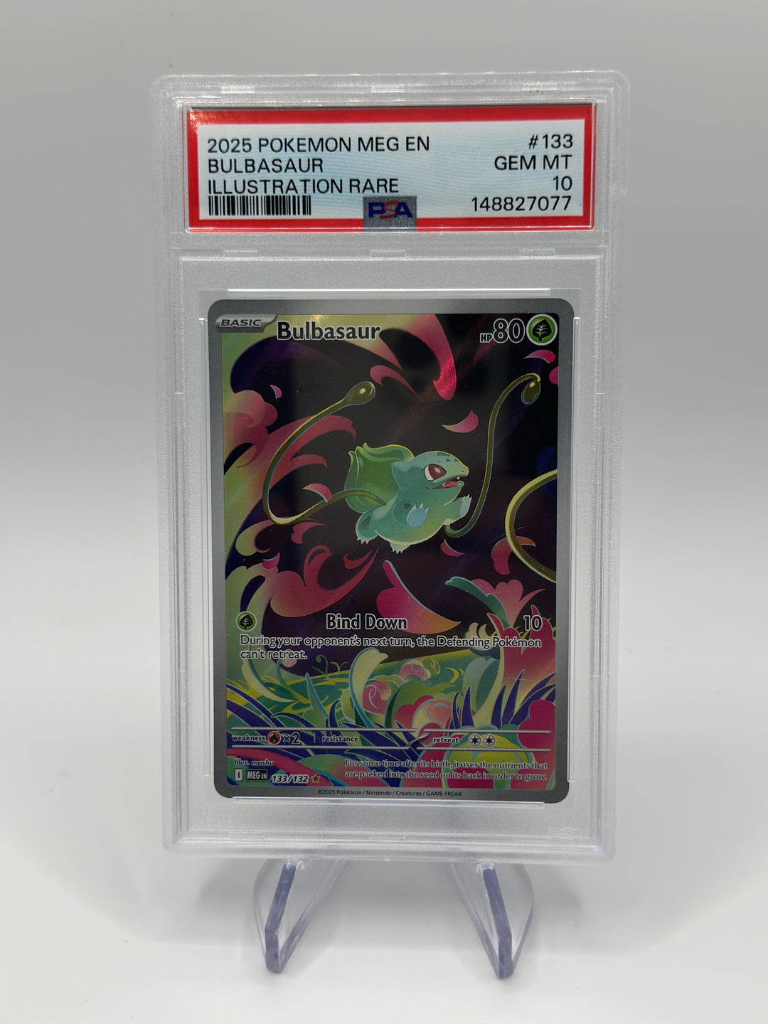 Pokémon Bulbasaur 133/132 PSA 10
