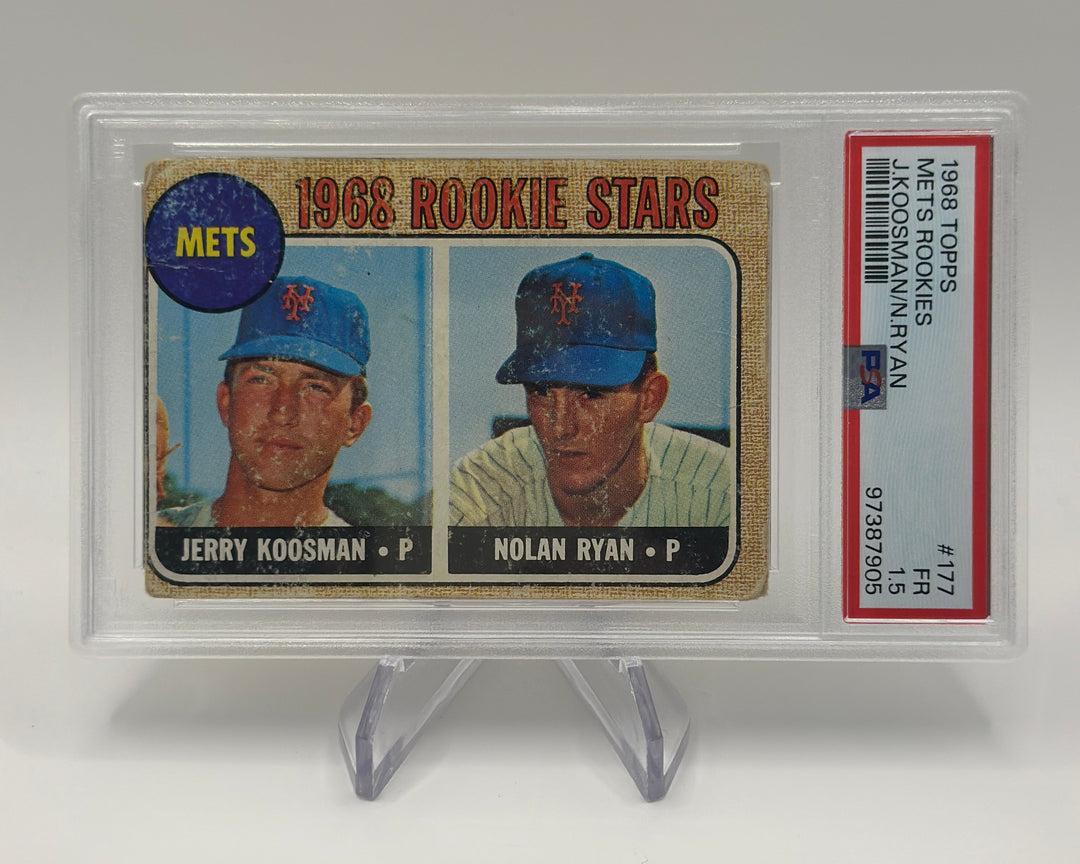1968 Topps Mets Rookies Koosman/Ryan #177 PSA 1.5