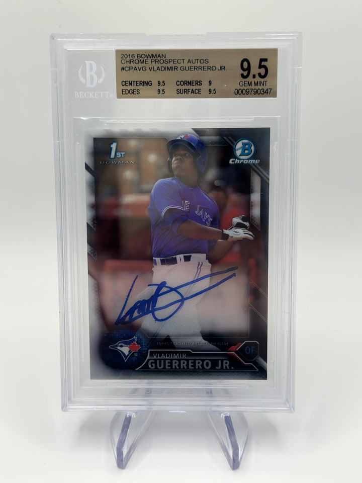 2016 Bowman Chrome Vladimir Guerrero Jr. Auto BGS 9.5