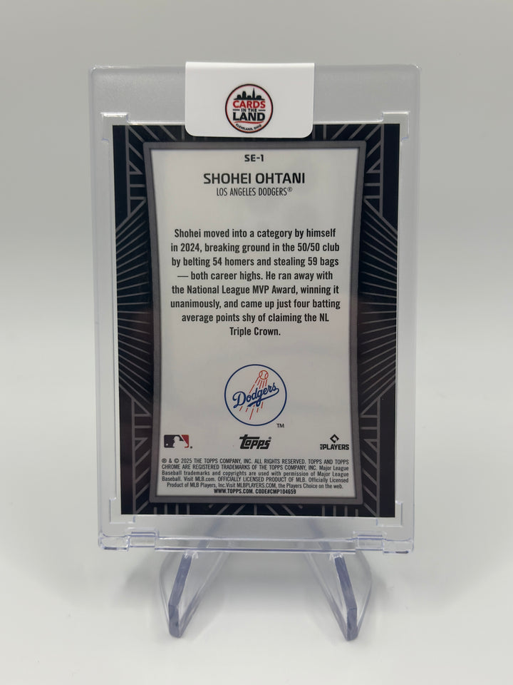 2025 Topps Chrome Shohei Ohtani Shadow Etch SE-1