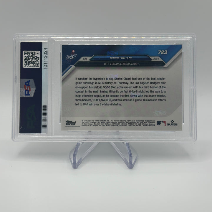 2024 Topps Now Shohei Ohtani #723 PSA 10