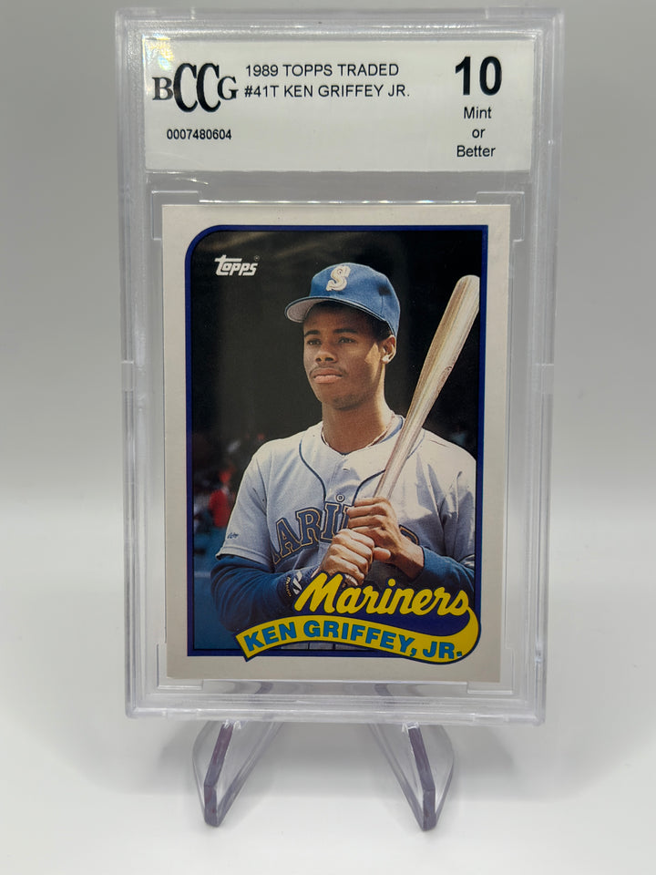 1989 Topps Traded Ken Griffey Jr #411T BCG 10