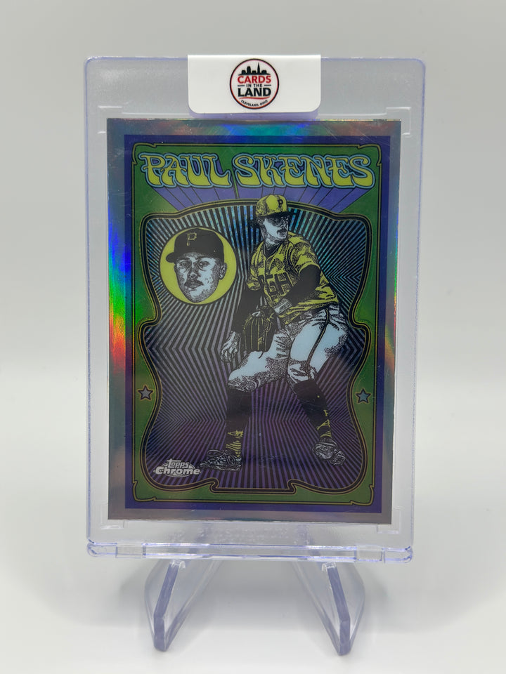 2025 Topps Chrome Paul Skenes Ultra Violet UV-4