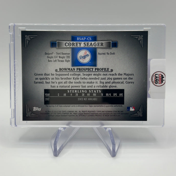 Bowman Sterling Corey Seager Auto /199