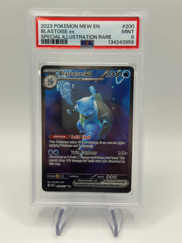 Pokémon Blastoise EX 200/165 PSA 9