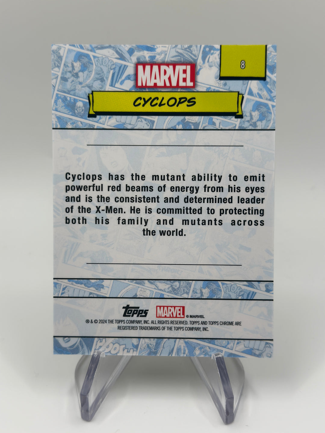 2024 Topps Marvel Sapphire Cyclops /75