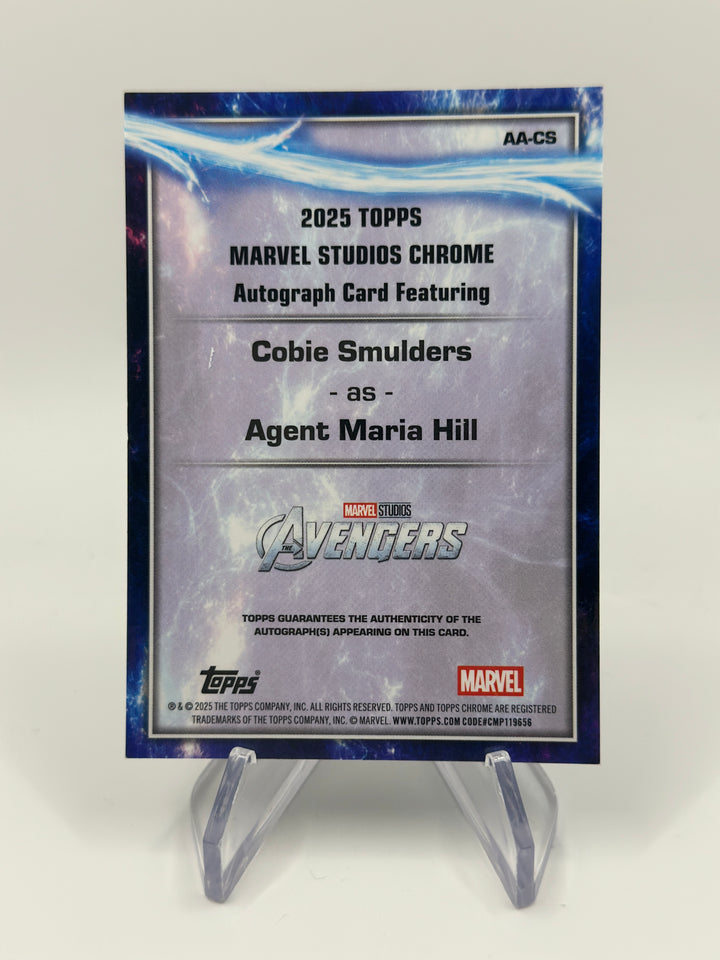 2025 Topps Chrome Marvel Agent Maria Hill Auto /25