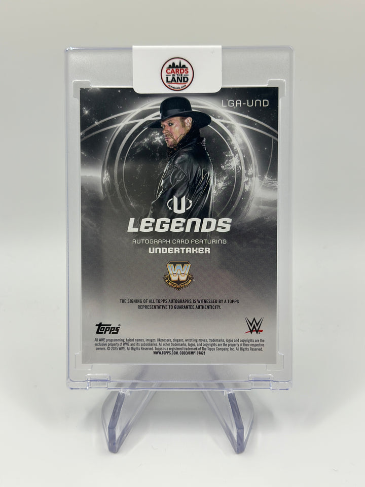 2025 Topps WWE Undertaker Auto #LGA-UND
