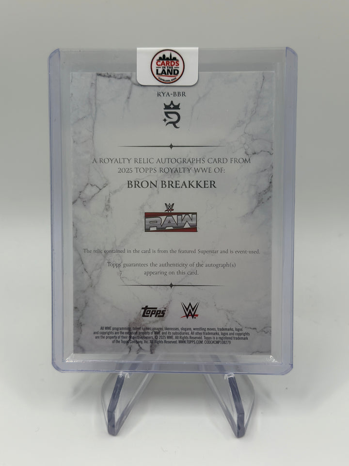 2025 Topps Royalty Bron Breaker Patch Auto /99