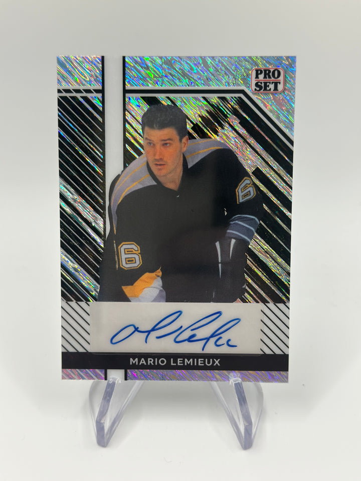 2024 Leaf Pro Set Mario Lemieux Auto #PSA-ML1 /3