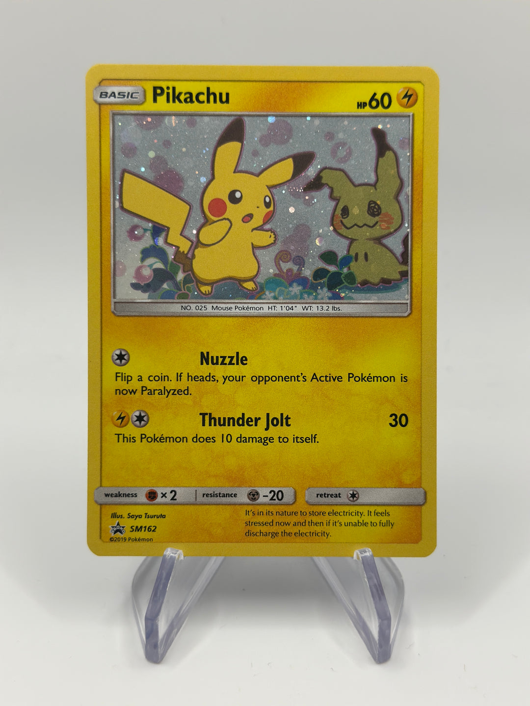 Pokémon Pikachu SM162 Promo
