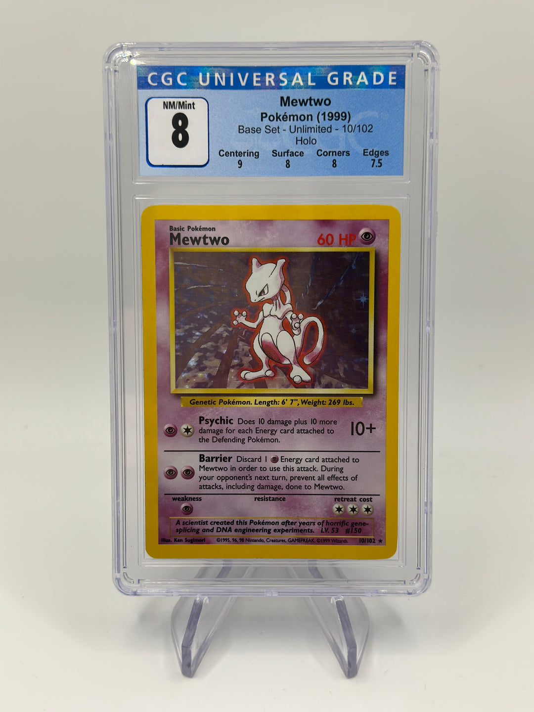 Pokémon Mewtwo Holo 10/102