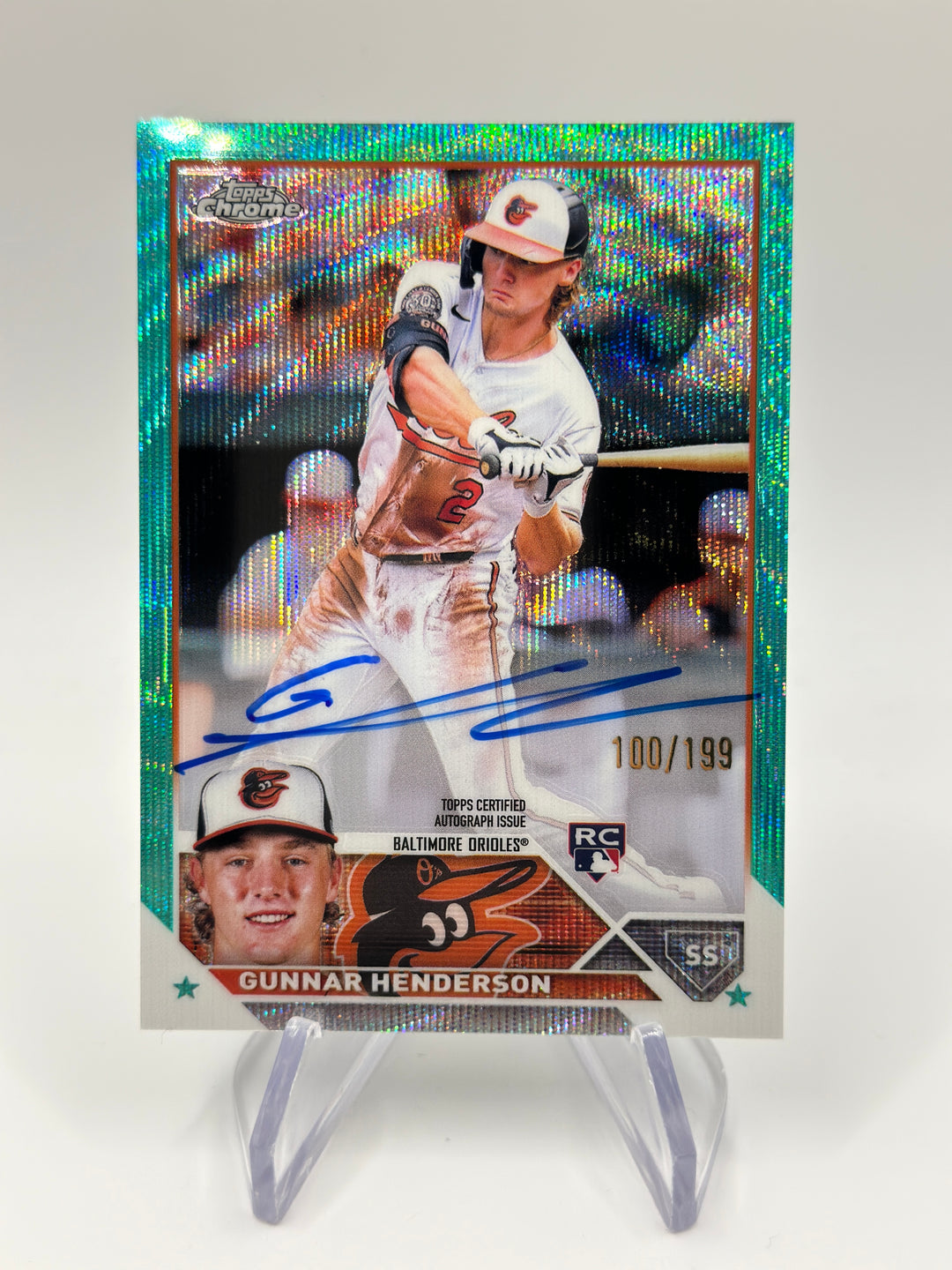 2023 Topps Chrome Gunner Henderson Auto /199