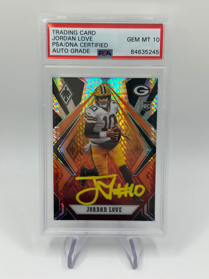 2020 Phoenix Jordan Love DNA Certified PSA Auto 10