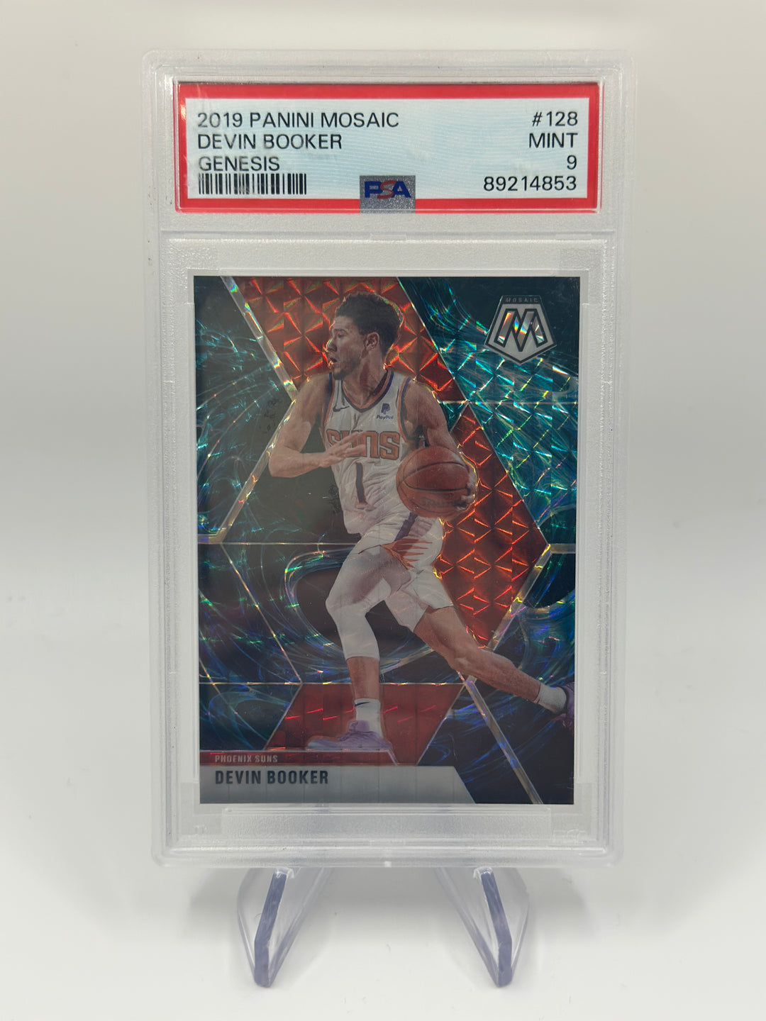 2016 Mosaic Devin Booker Genesis #128 PSA 9