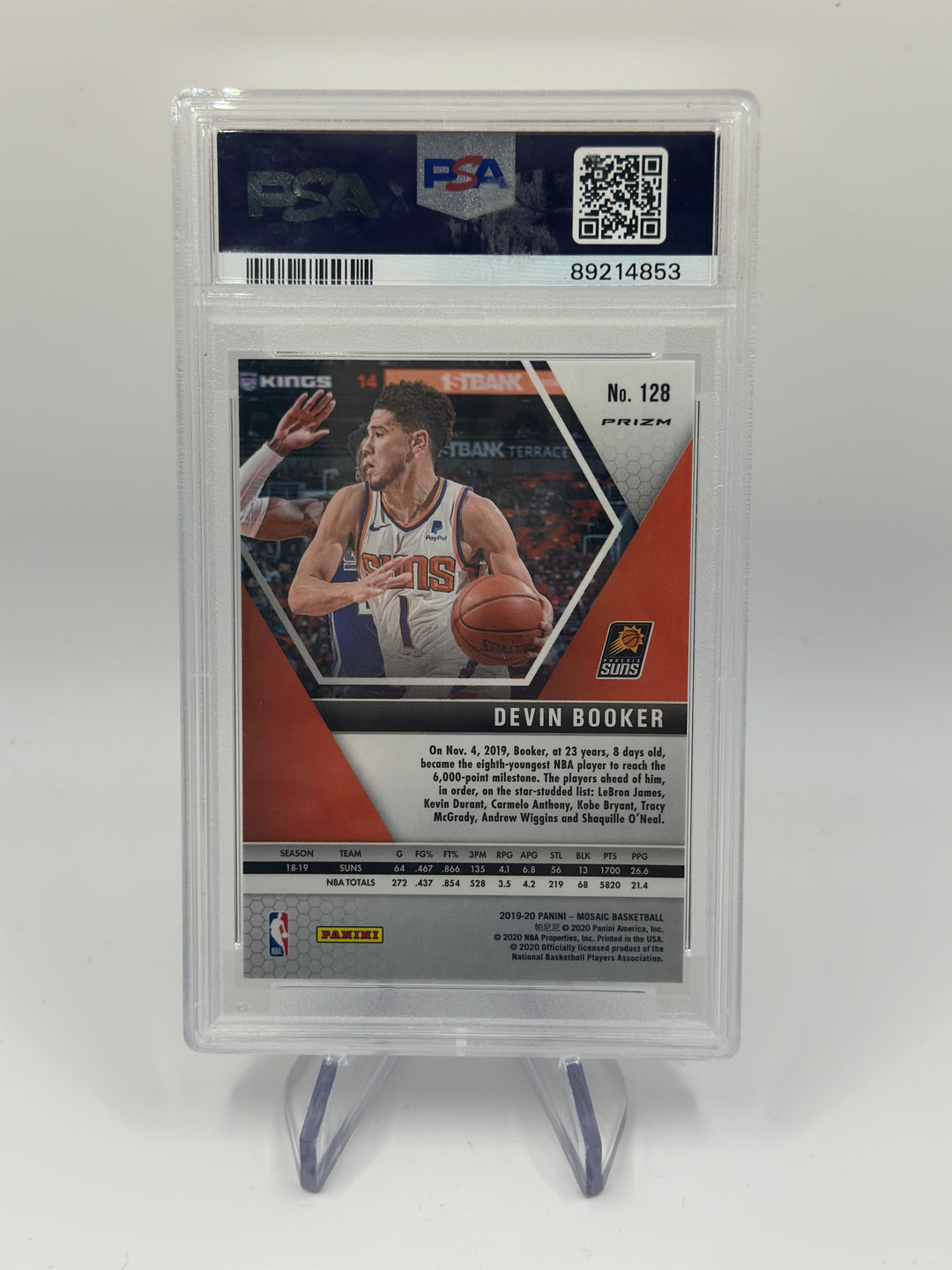 2016 Mosaic Devin Booker Genesis #128 PSA 9