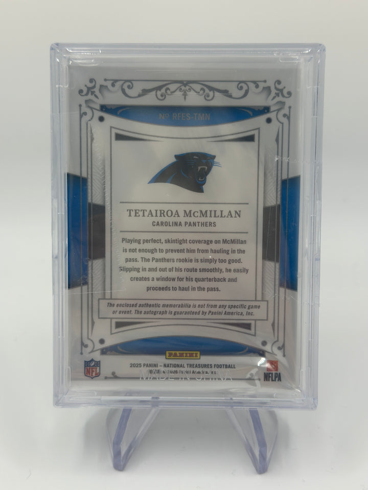2025 National Treasures Tetairoa McMillan Patch /10