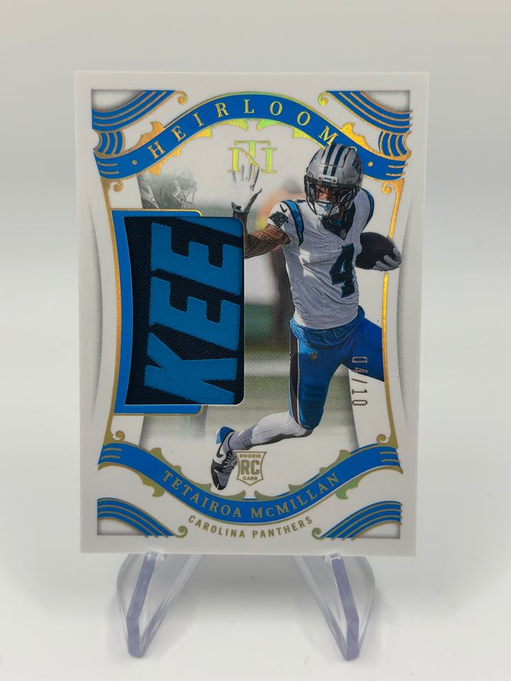 2025 National Treasures Tetairoa McMillan Patch /10