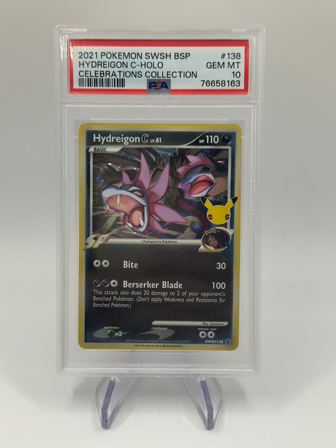 Pokémon Hydreigon Holo #138 PSA 10