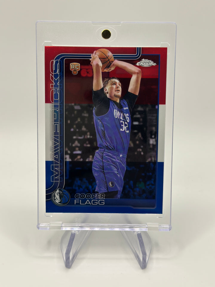 2025 Topps Chrome Cooper Flagg Red/White/Blue #251