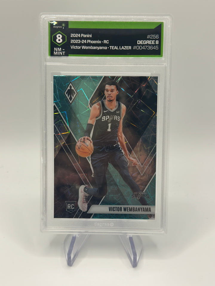 2023-24 Phoenix Victor Wembanyama Teal Lazer Degree 8