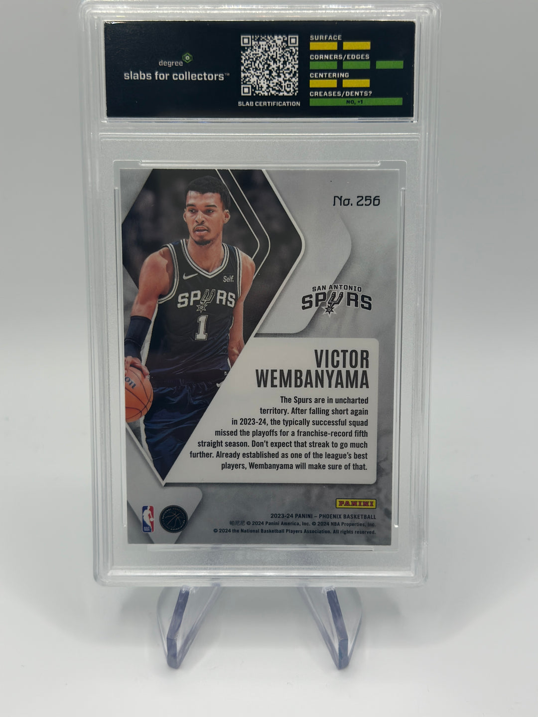 2023-24 Phoenix Victor Wembanyama Teal Lazer Degree 8