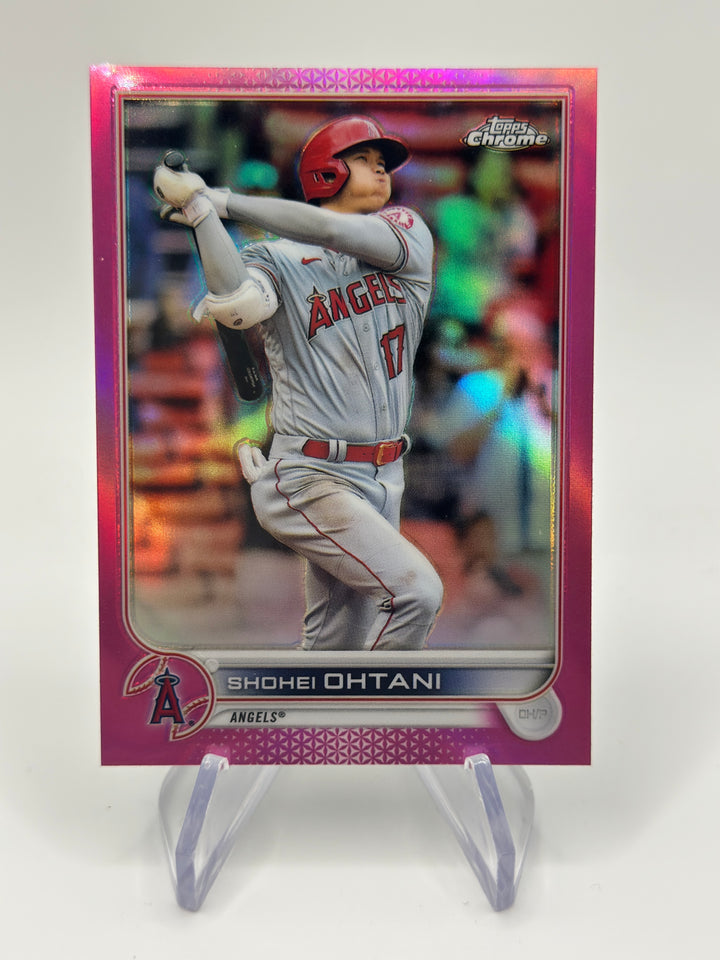 2022 Topps Chrome - Shohei Ohtani #1 Pink Refractor