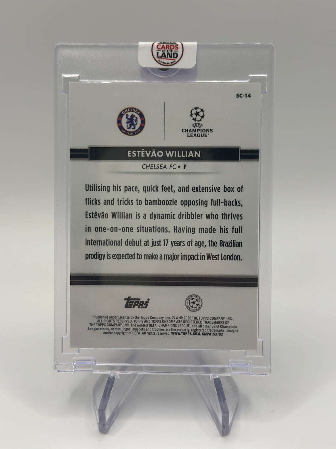2026 Topps National Estevao Willian RC /25