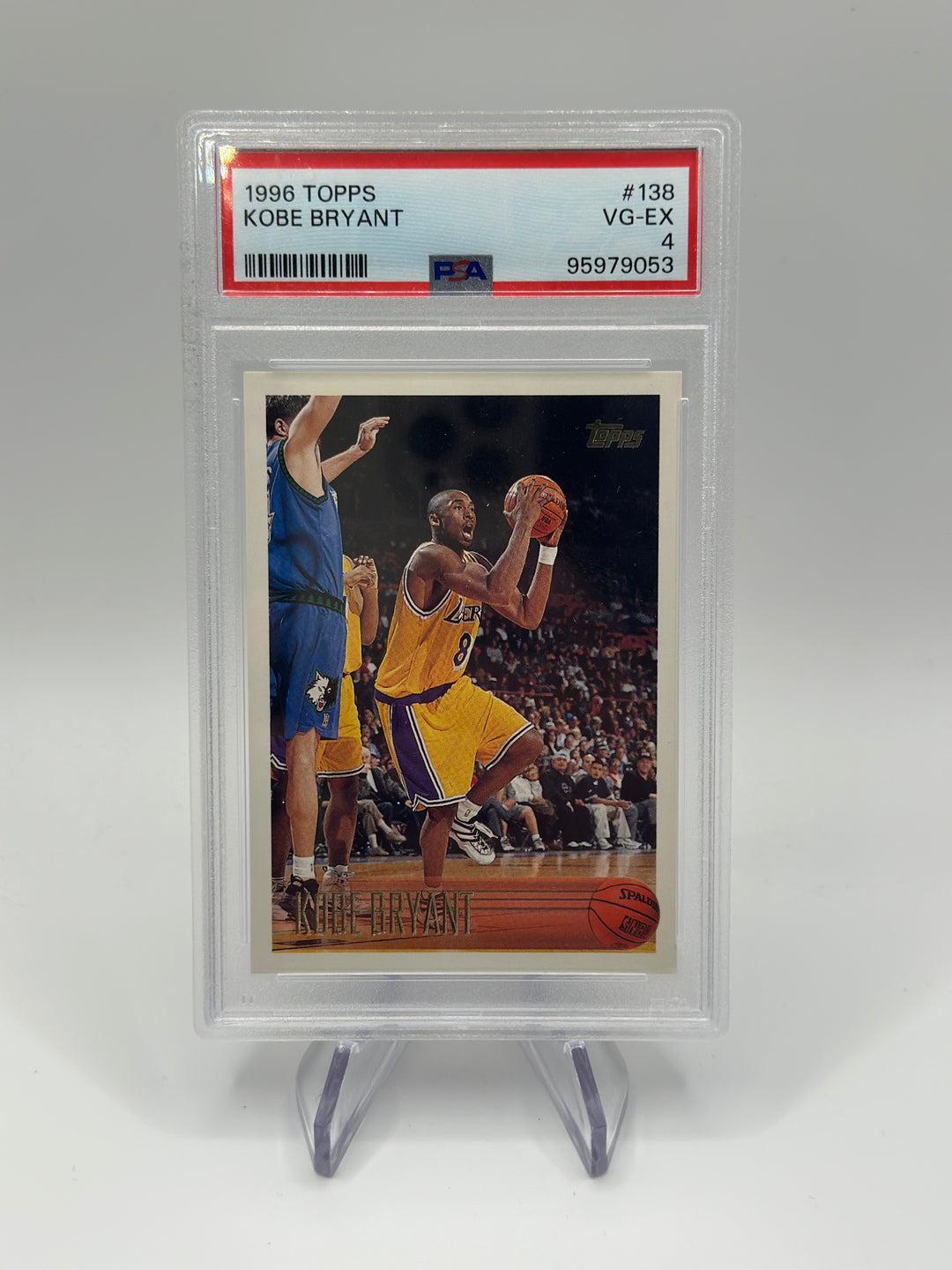 1996 Topps Kobe Bryant #138 PSA 4