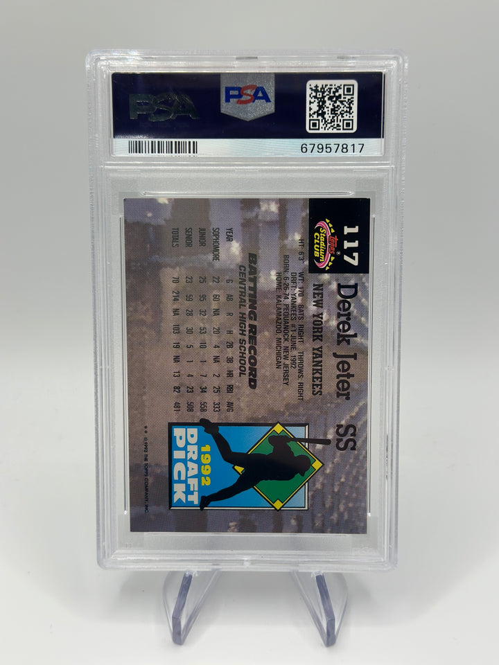 1993 Stadium Club Murphy Derek Jeter #117 PSA 6
