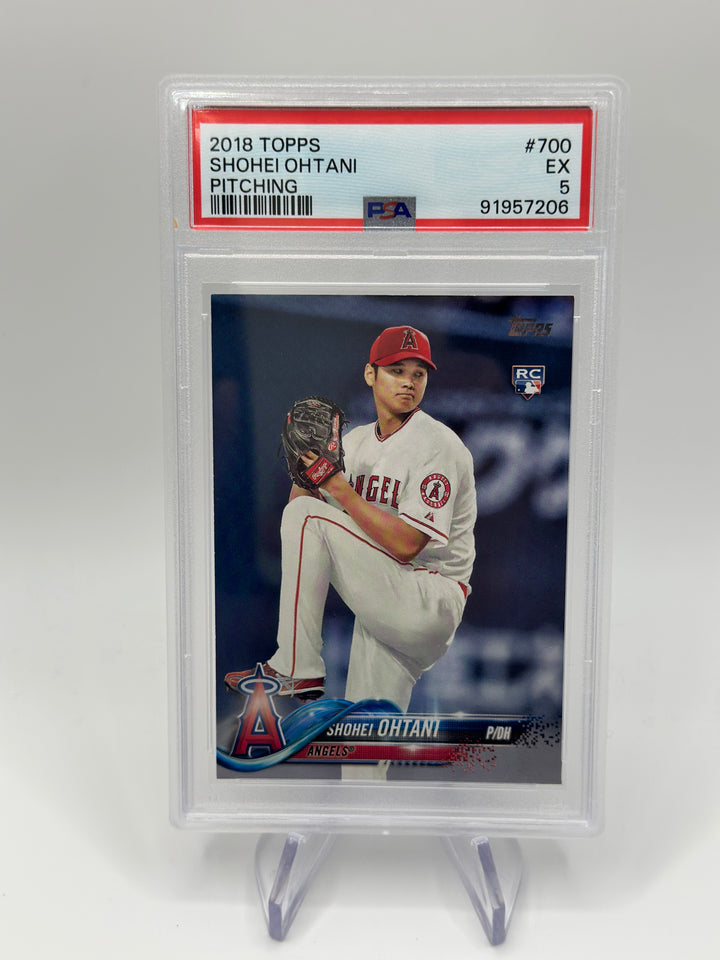 2018 Topps Shohei Ohtani Pitching #700 PSA 5