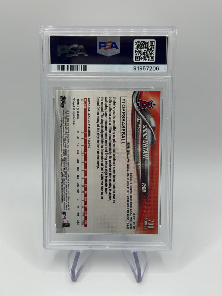 2018 Topps Shohei Ohtani Pitching #700 PSA 5