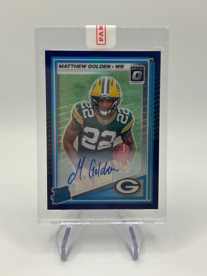 2025 Optic Matthew Golden Purple Auto /50