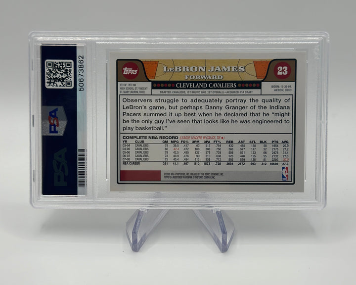 2008 Topps Lebron James #23 PSA 9