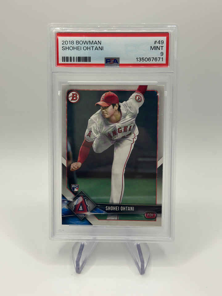 2018 Bowman Shohei Ohtani #49 PSA 9