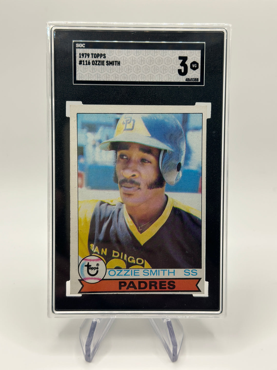 1979 Topps Ozzie Smith #116 SGC 3
