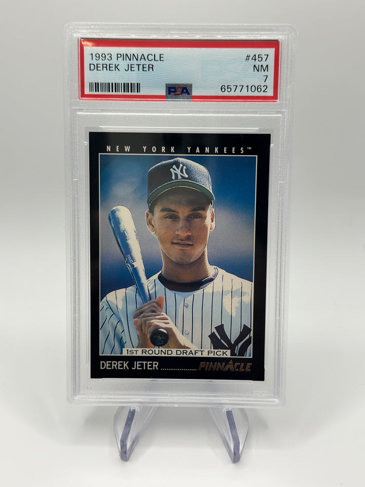 1993 Pinnacle Derek Jeter #457 PSA 7