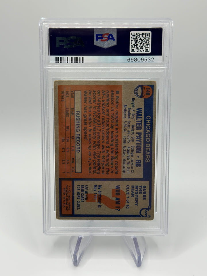 1976 Topps Walter Payton #148 PSA 1.5