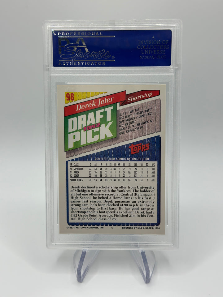 1993 Topps Derek Jeter #98 PSA 5