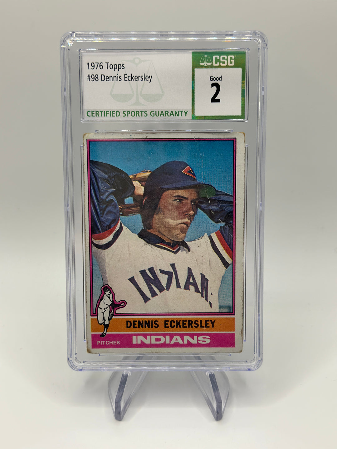 1976 Topps Dennis Eckersley #98 CSG 2