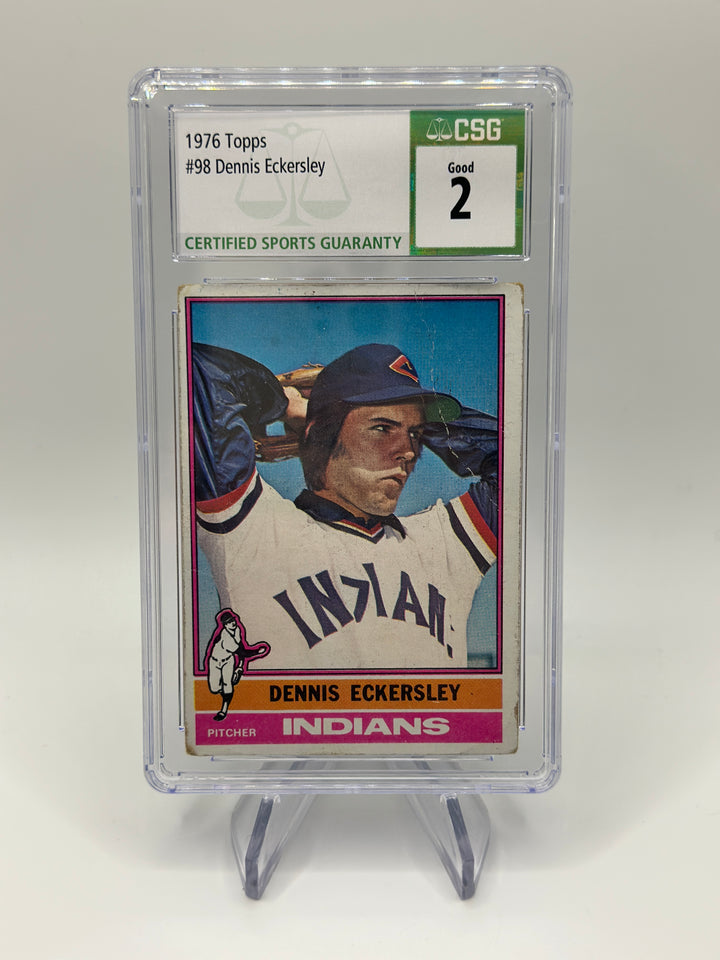 1976 Topps Dennis Eckersley #98 CSG 2