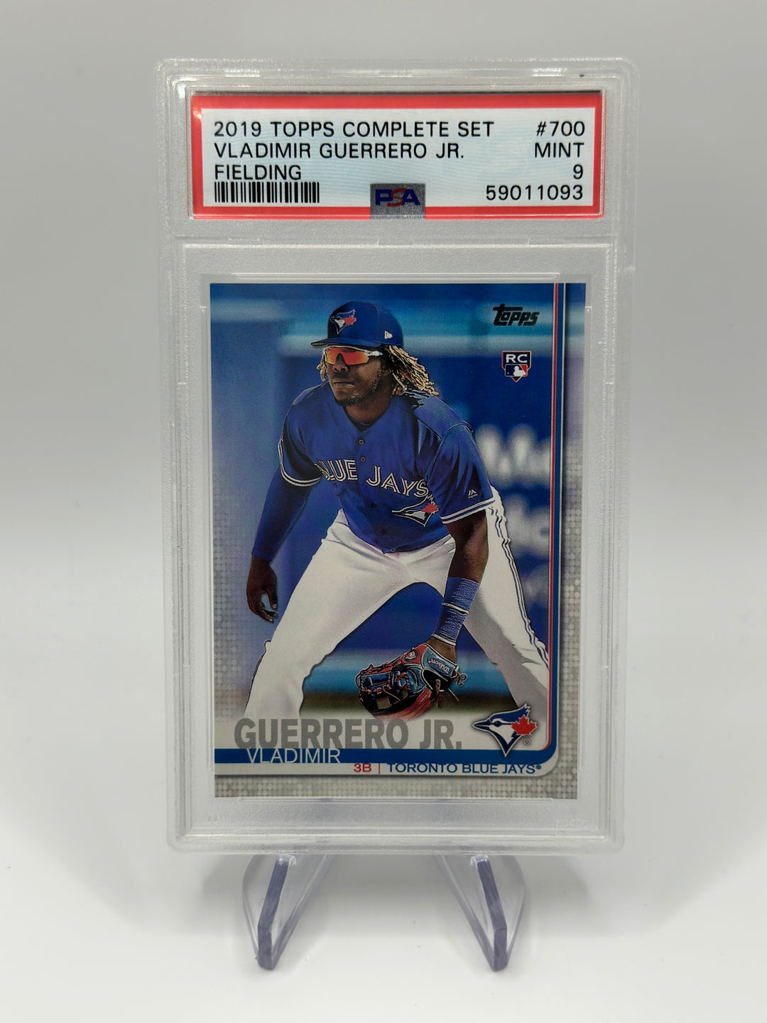 2019 Topps Complete Set Vladimir Guerrero Jr. Fielding #700 PSA 9